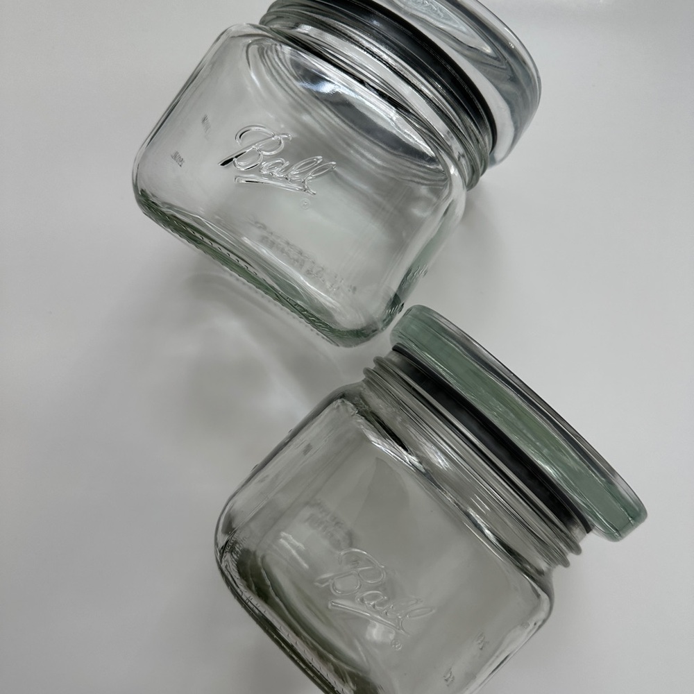 Ball Glass Storage Jars with Lids